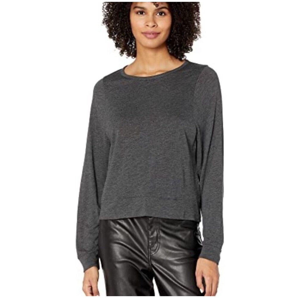 Madewell Highpoint Dolman Sleeve Tee Heather Gray XXS Cotton Blend Top